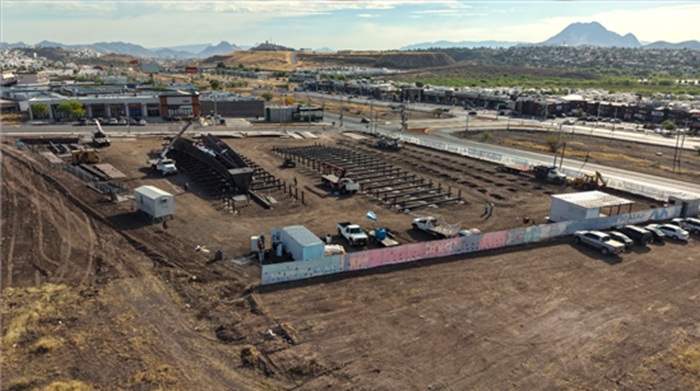 TRABAJA MUNICIPIO EN LA FABRICACIÓN DEL ARCO QUE SOSTENDRÁ LA GAZA DE INCORPORACIÓN