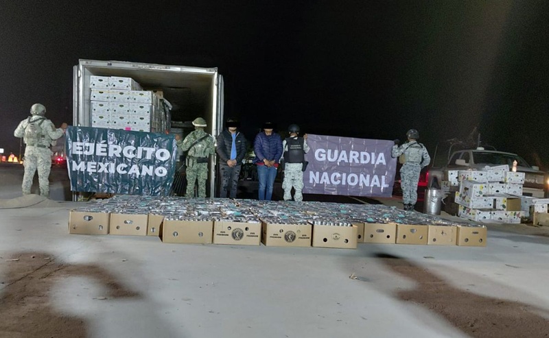 AUTORIDADES ASEGURARON CASI DOS TONELADAS DE COCAÍNA EN SONORA