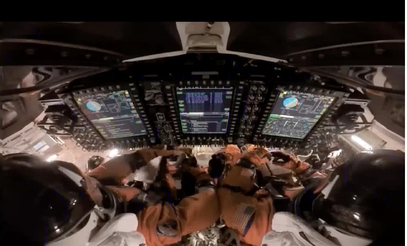 EL AMERIZAJE ESTÁ PREVISTO PARA LAS 20:07 HORA DEL ESTE DE EE.UU.