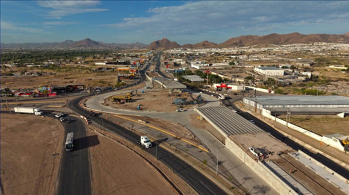 CONTINÚA MUNICIPIO CON EL DESARROLLO DE LA ZONA ORIENTE DE LA CIUDAD; AVANZA PUENTE DE CARRETERA CHIHUAHUA-ALDAMA Y FUERZA AÉREA
