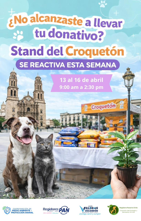 ¿NO ALCANZASTE A LLEVAR TU DONATIVO? VE AL STAND DEL CROQUETÓN 2026 EN PLAZA DE ARMAS