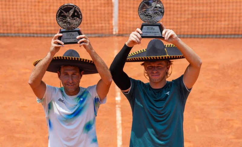 EL TRICOLOR SANTIAGO GONZÁLEZ RETUVO SU CORONA EN EL TORNEO DE DOBLES DEL MEXICO CITY OPEN JUNTO AL ESTADOUNIDENSE RYAN SEGGERMAN