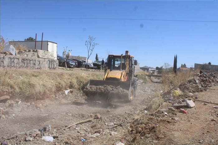 FRENTE A LA PRÓXIMA TEMPORADA DE LLUVIAS, MARCO BONILLA INSTRUYE LIMPIEZA PERMANENTE EN ARROYOS DE LA CIUDAD