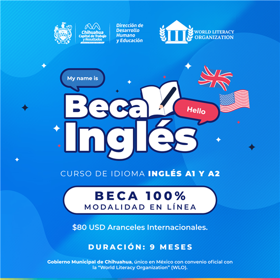 SI QUIERES APRENDER INGLÉS INVITA MARCO BONILLA A BECA DEL MUNICIPIO EN COLABORACIÓN CON WLO
