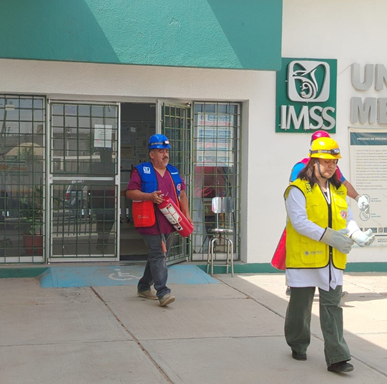 REALIZA IMSS CHIHUAHUA CON ÉXITO SIMULACRO DE PROTECCIÓN CIVIL EN SUS UNIDADES MÉDICAS Y NO MÉDICAS EN LA ENTIDAD