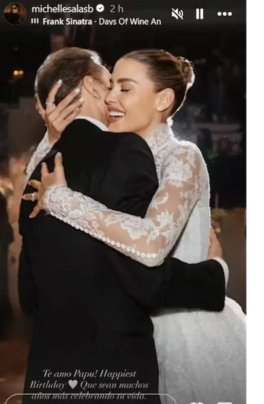 MICHELLE SALAS COMPARTE FOTO INÉDITA JUNTO A LUIS MIGUEL DEL DÍA DE SU BODA