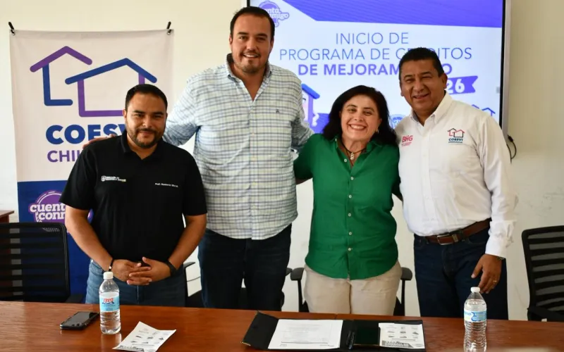 INICIA COESVI EL PROGRAMA DE CRÉDITOS DE MEJORAMIENTO 2026 EN CAMARGO