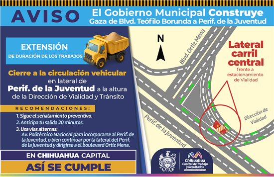 CONTINUARÁ MUNICIPIO CON MODERNIZACIÓN DE LÍNEA DE AGUA POTABLE EN LATERAL DEL PERIFÉRICO DE LA JUVENTUD