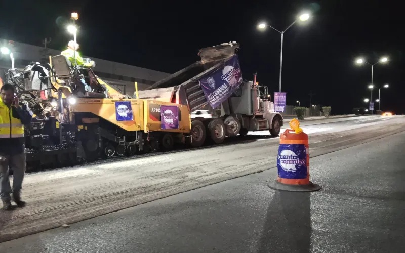 SUMA SCOP MÁS DE 13 MIL METROS CUADRADOS DE PAVIMENTO REHABILITADOS EN PERIFÉRICO DE LA JUVENTUD