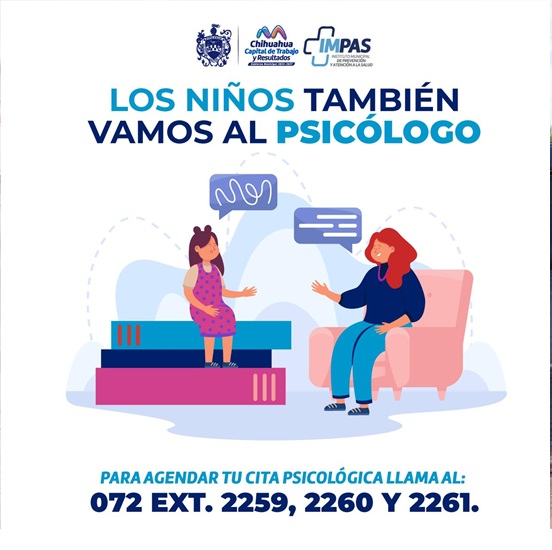 CUIDA LA SALUD MENTAL DE TUS HIJOS: MUNICIPIO OFRECE TERAPIA PSICOLÓGICA A PARTIR DE LOS 6 AÑOS