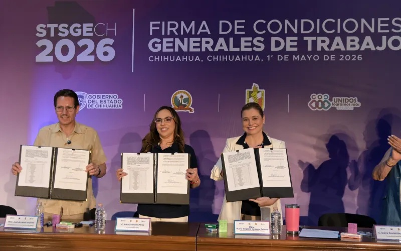 MARU CAMPOS ANUNCIA INCREMENTO SALARIAL DEL 6 POR CIENTO POR TERCER AÑO CONSECUTIVO A TRABAJADORES SINDICALIZADOS