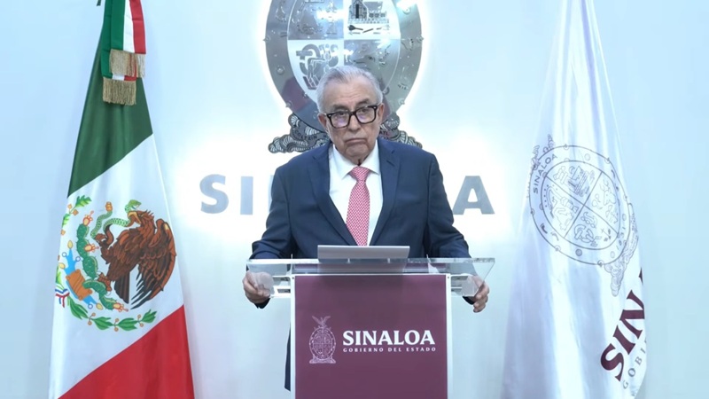EL GOBERNADOR DE SINALOA RUBÉN ROCHA, PIDE LICENCIA TEMPORAL MIENTRAS LO INVESTIGA LA FGR