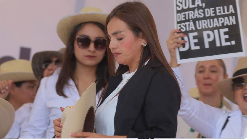 GRECIA QUIROZ CUESTIONA PROTECCIÓN A ROCHA MOYA