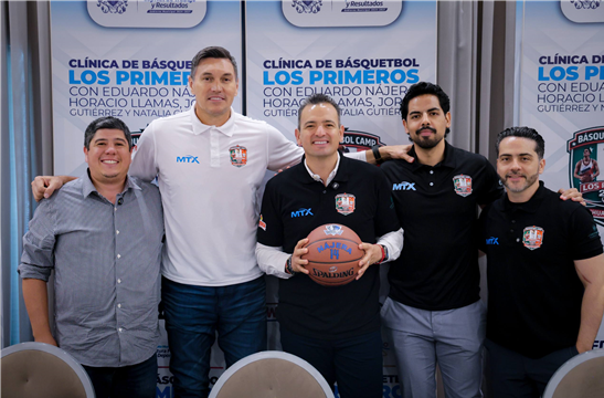 HACEN EQUIPO ALCALDE MARCO BONILLA Y EL BASQUETBOLISTA LALO NÁJERA PARA IMPULSAR A NIÑAS Y NIÑOS EN EL BÁSQUETBOL