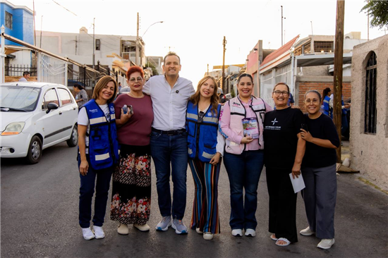 MARCO BONILLA CUMPLE CON COLONIA INFONAVIT NACIONAL; ENTREGÓ CALLE TARAHUMARA RECIÉN REHABILITADA