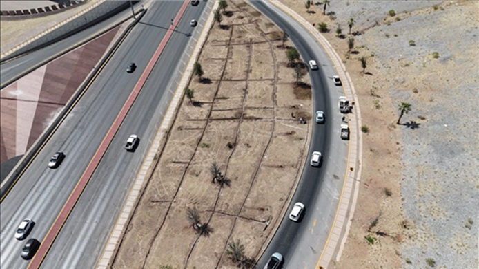 CUMPLE MARCO BONILLA CON IMAGEN URBANA Y CUIDADO AMBIENTAL; INSTALAN NUEVO SISTEMA DE RIEGO EN EL TALUD HOMERO