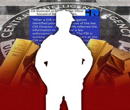  EXAGENTE DE LA CIA FUE ARRESTADO POR TENER EN SU VIVIENDA 300 LINGOTES DE ORO.
