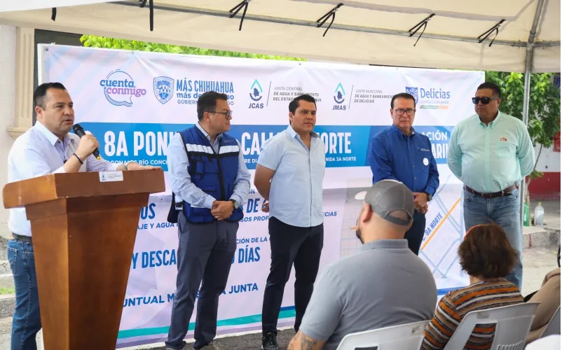 INICIAN JCAS Y JMAS DELICIAS OBRAS DE REHABILITACIÓN HIDROSANITARIA Y RENIVELACIÓN DE POZOS DE VISITA