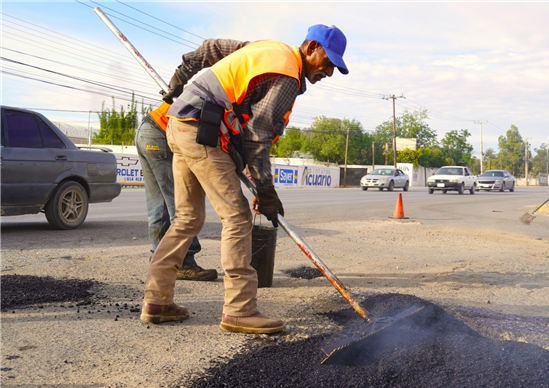 ATENDIÓ MUNICIPIO MÁS DE MIL 400 BACHES DEL 25 AL 29 DE MAYO