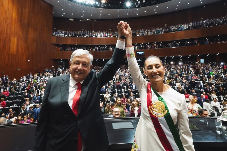  SHEINBAUM AGRADECE A LÓPEZ OBRADOR POR CARTA DE APOYO ANTE EMBATES DE EE.UU.