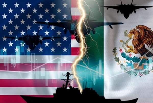 DOS FOTOGRAFÍAS SE HAN CONVERTIDO EN SÍMBOLOS DEL MOMENTO POLÍTICO QUE ATRAVIESAN MÉXICO Y ESTADOS UNIDOS.