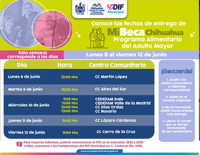¡QUE NO SE TE PASE! CONOCE DÓNDE ENTREGARÁ EL DIF MUNICIPAL EL PAAM ESTA SEMANA