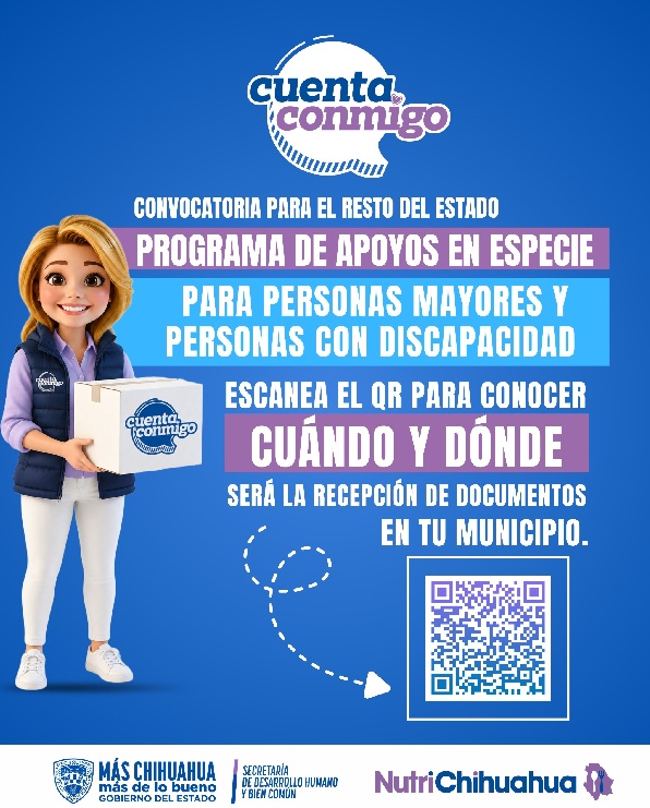 INICIA RECEPCIÓN DE DOCUMENTOS PARA ACCEDER A APOYOS ALIMENTARIOS DE NUTRICHIHUAHUA