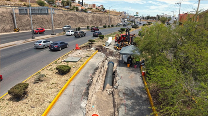 AVANZA CONSTRUCCIÓN DE GAZA DE INCORPORACIÓN EN TEÓFILO BORUNDA Y PERIFÉRICO DE LA JUVENTUD; REGISTRA 28% DE AVANCE