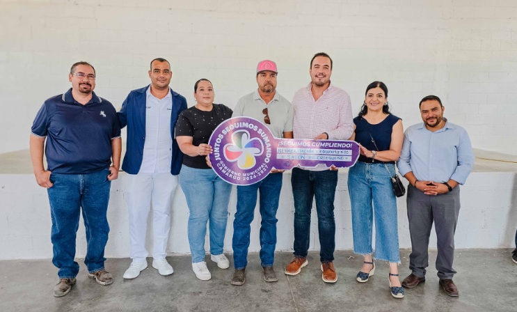 ENTREGA GOBIERNO MUNICIPAL SALÓN EJIDAL REMODELADO Y EQUIPADO EN LA COMUNIDAD DE ORTEGUEÑO