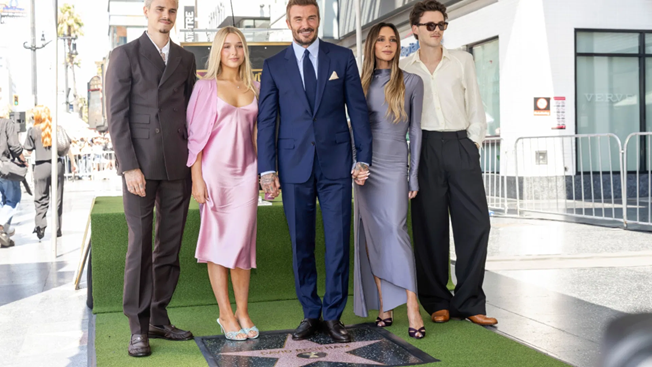 DAVID BECKHAM CALIFICÓ COMO “INCREÍBLE” RECIBIR UNA ESTRELLA EN EL PASEO DE LA FAMA DE HOLLYWOOD