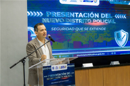 MARCO BONILLA CUMPLE CON SEGURIDAD: PRESENTA DISTRITO LEÓN DE LA POLICÍA MUNICIPAL