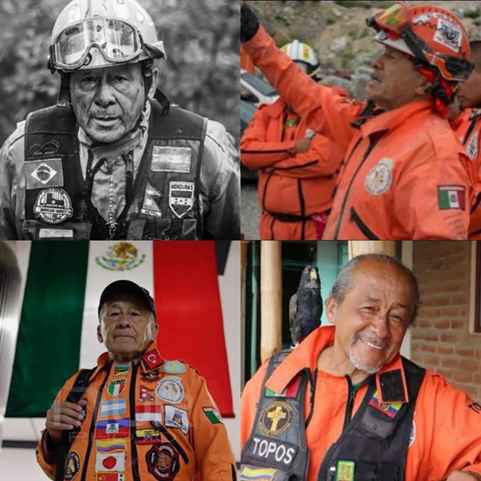 FUNDADOR DE TOPOS AZTECAS, ELIGIÓ ESTA PROFESIÓN TRAS EL TERREMOTO DE MÉXICO DE 1985, CUANDO HALLÓ CON VIDA A SU HERMANO.