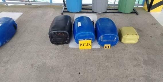 COSTA RICA DECOMISO POR PRIMERA VEZ, UN CARGAMENTO DE COCAÍNA LÍQUIDA EN EL MAR