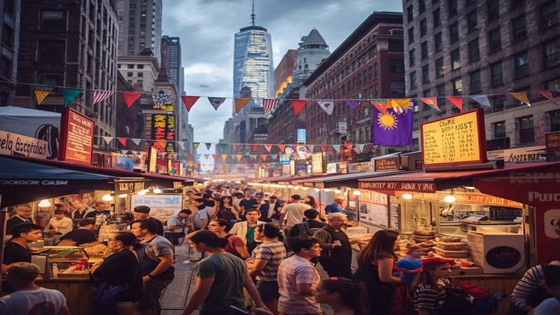 ESTOS SON LOS FESTIVALES GASTRONÓMICOS DE NY.