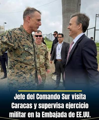 EL JEFE DEL COMANDO SUR DE EE.UU., VISITÓ VENEZUELA PARA COORDINAR LA COOPERACIÓN DE CARA A LA RECONSTRUCCIÓN DEL PAÍS 