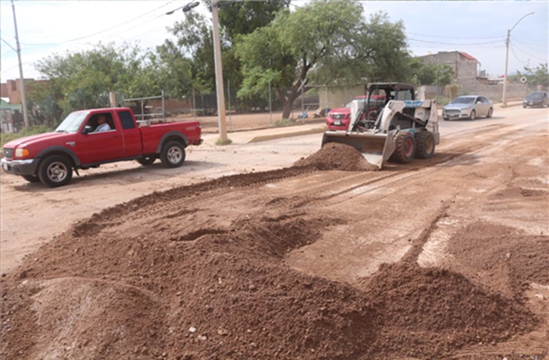 CONTINÚA MUNICIPIO ACCIONES DE LIMPIEZA Y ATENCIÓN DE CALLES POR LAS LLUVIAS DE ESTA SEMANA