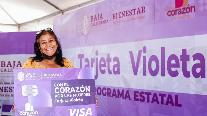 OBTÉN HASTA 2 MIL 600 PESOS CON LA TARJETA VIOLETA