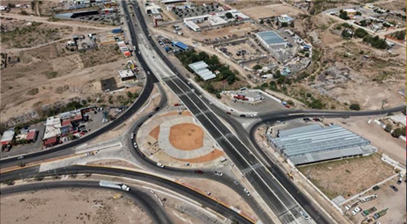 SUPERVISÓ MARCO BONILLA AVANCE DEL PUENTE DE LA CARRETERA CHIHUAHUA-ALDAMA Y AVENIDA FUERZA AÉREA, REGISTRA MÁS DEL 90 POR CIENTO DE AVANCE