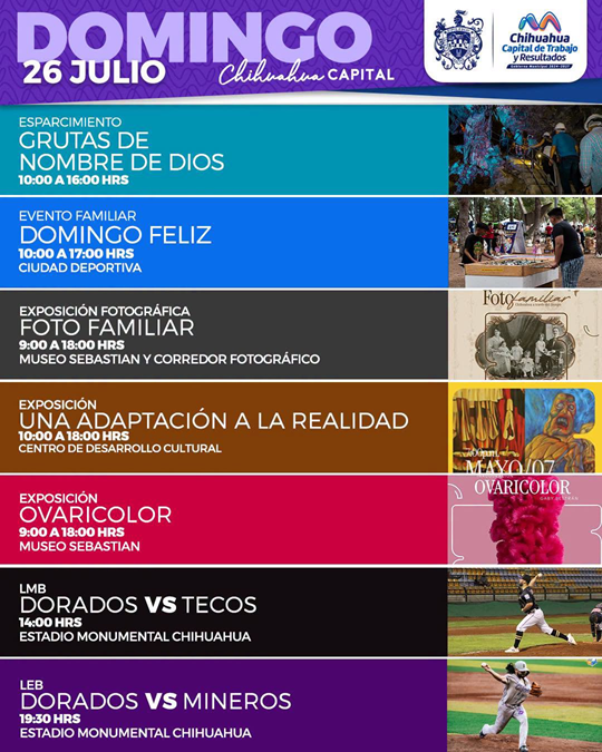 ¡FIN DE SEMANA EN CHIHUAHUA CAPITAL!