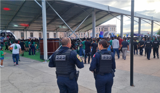 POLICÍA MUNICIPAL CONSOLIDA AL EQUIPO DE EVENTOS ESPECIALES PARA REFORZAR LA SEGURIDAD EN CONCENTRACIONES MASIVAS