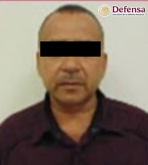 CAPTURARON A ALFONSO “N”, IDENTIFICADO COMO LÍDER DEL CÁRTEL DE LOS REYES, DURANTE UN OPERATIVO REALIZADO POR ELEMENTOS DEL EJÉRCITO.