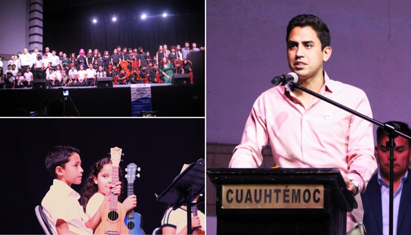 CON APOYO DE FECHAC, CONCIERTO DE VERANO NUCAM MUESTRA EL AVANCE DE 125 NIÑAS, NIÑOS Y JÓVENES DE CUAUHTÉMOC 