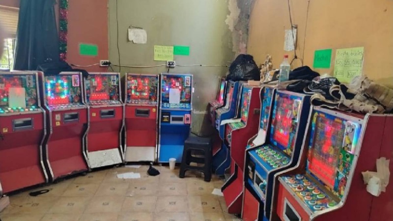 EN GUADALAJARA, JALISCO, ASEGURARON UN CASINO CLANDESTINO