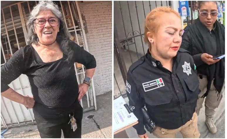 “LADY PAQUETE” REGRESA CELULAR A REPARTIDOR