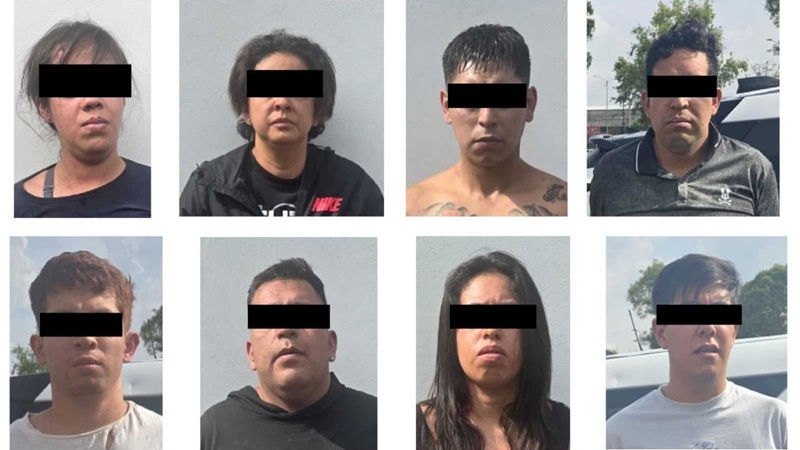 DETIENEN EN LA CDMX A 8 POR INTENTO DE DESPOJO
