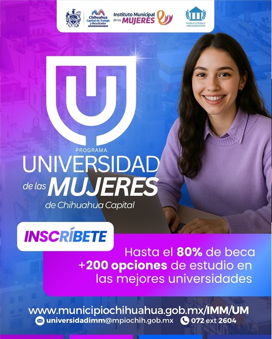 CONOCE LOS BENEFICIOS DE ESTUDIAR EN LA UNIVERSIDAD DE LAS MUJERES DEL MUNICIPIO