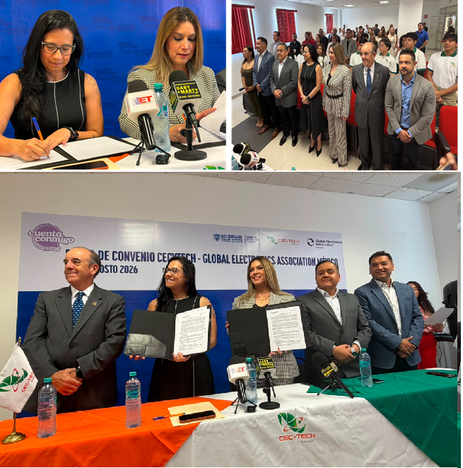 CONECTARÁ CECYTECH A SUS ESTUDIANTES CON LA INDUSTRIA ELECTRÓNICA MUNDIAL