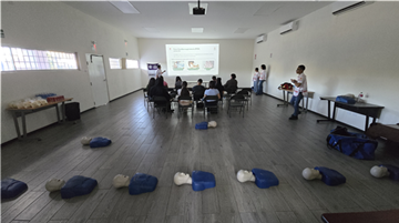LLEVA MUNICIPIO TALLER DE PRIMEROS AUXILIOS A JÓVENES PARA QUE SEPAN ACTUAR ANTE EMERGENCIAS