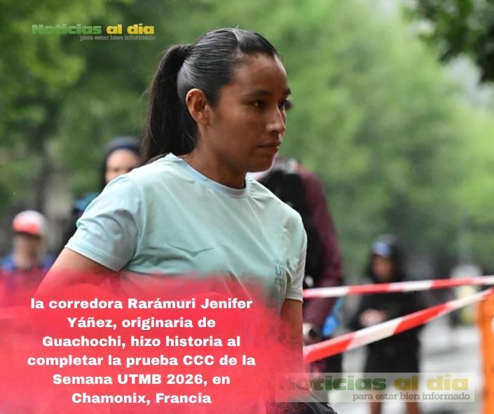 HACE HISTORIA LA CORREDORA RARÁMURI JENIFER YÁÑEZ EN LA UTMB DE CHAMONIX