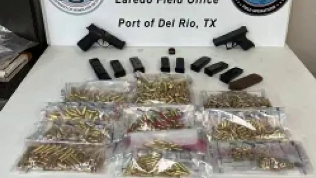 UN OPERATIVO FEDERAL INTERCEPTÓ 195 ARMAS PROCEDENTES DE TEXAS Y DESTINADAS A GRUPOS CRIMINALES DE MÉXICO